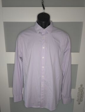 Express Men's Light Lavender Dress Shirt